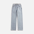 Alexander Wang EZ Mid Rise Relaxed Pant - Pebble Bleach