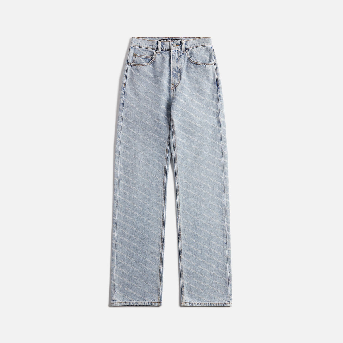 Alexander Wang EZ Mid Rise Relaxed Pant - Pebble Bleach