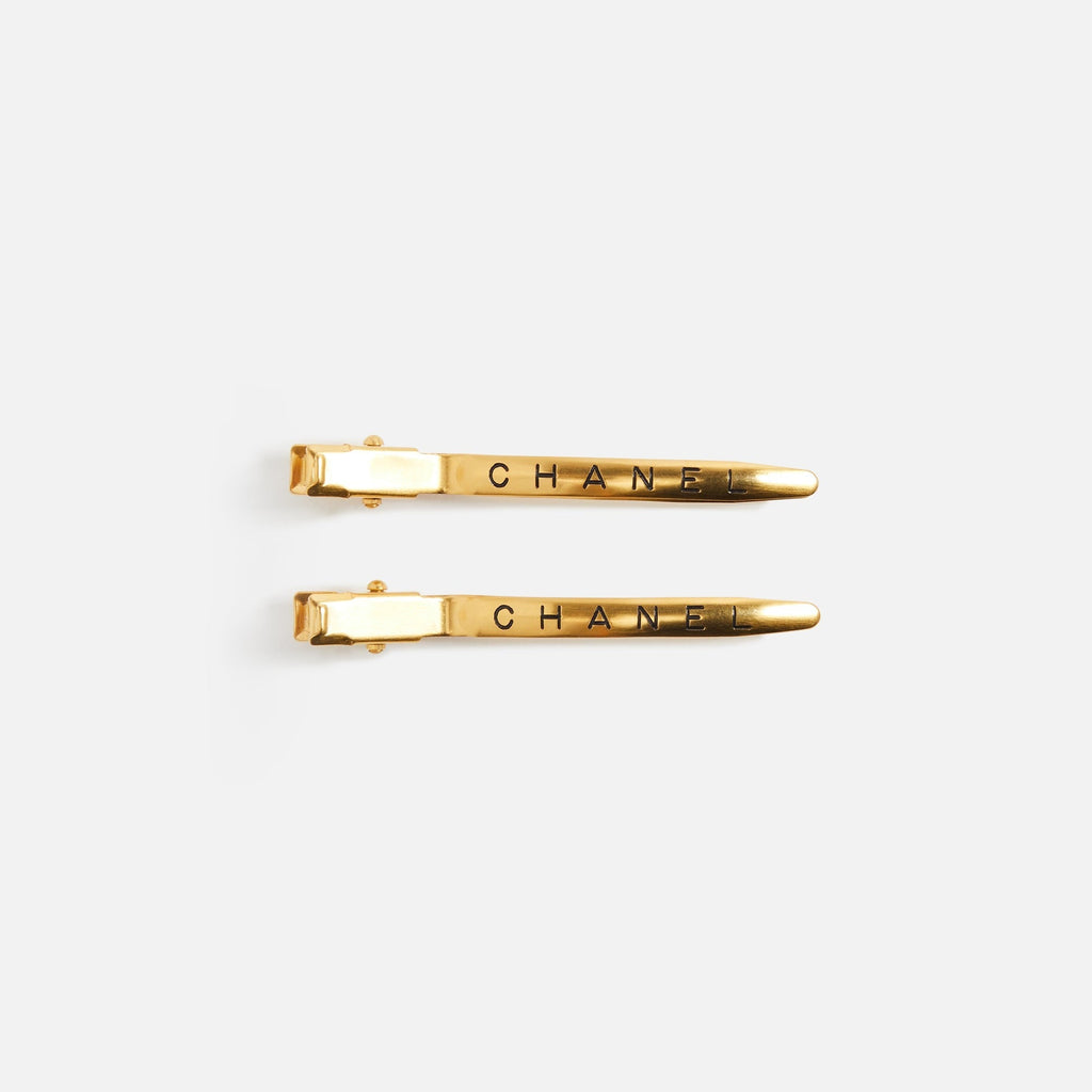 WGACA Chanel Hairclips - Gold