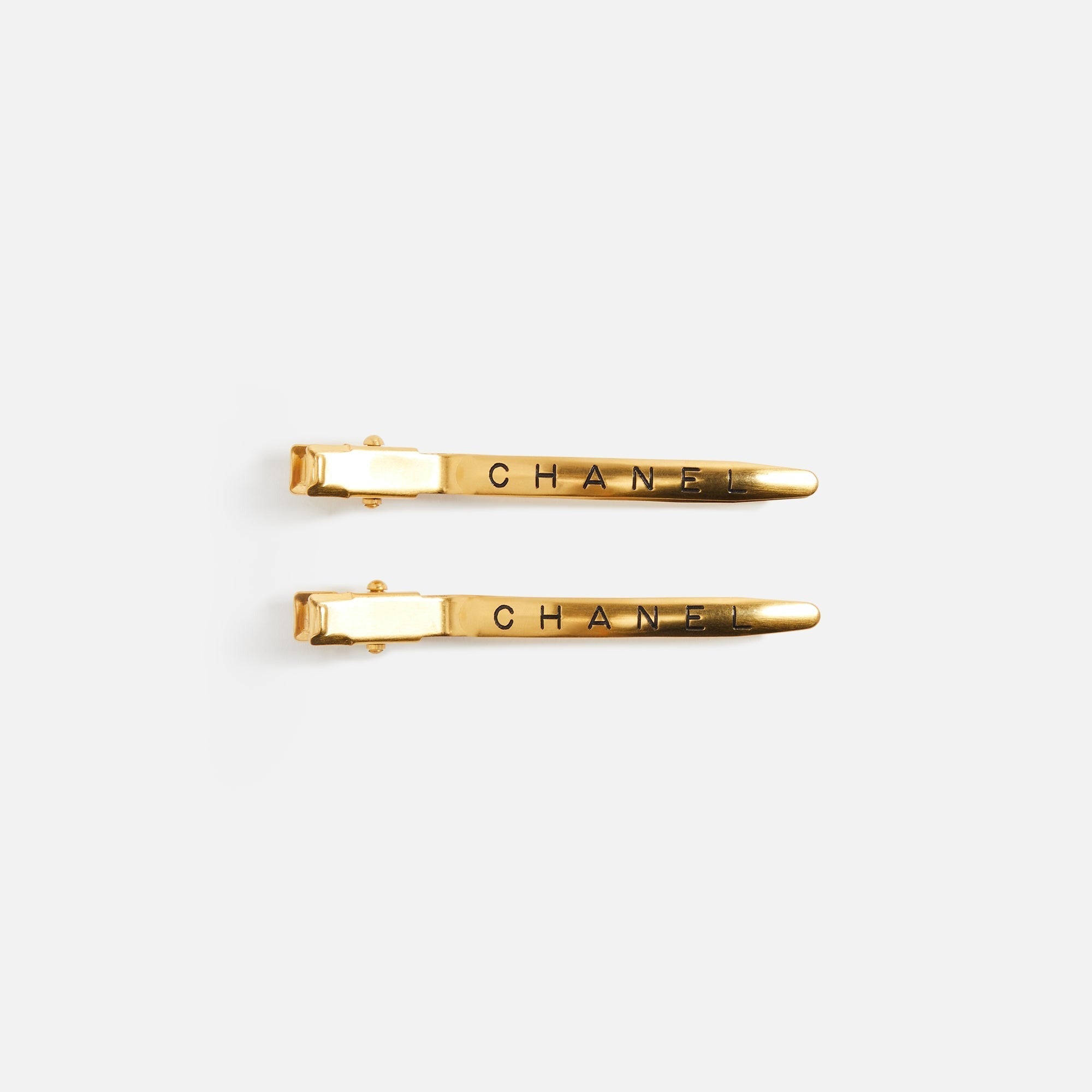 WGACA Chanel Hairclips - Gold