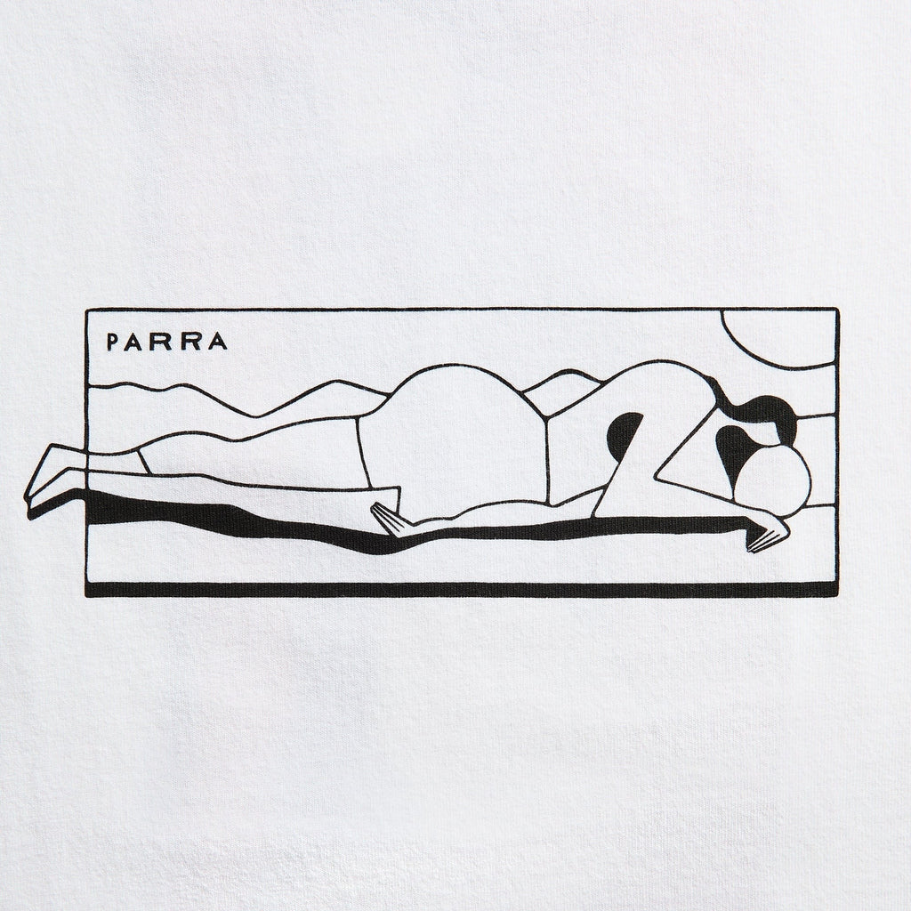 by Parra Vertical Thoughts Tee - White