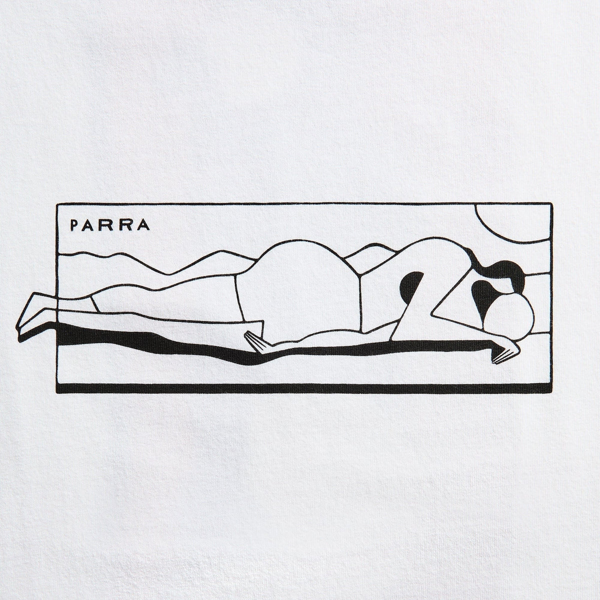 by Parra Vertical Thoughts Tee - White