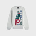 by Parra Sail Bike Crew Neck Sweatshirt - Heather Grey