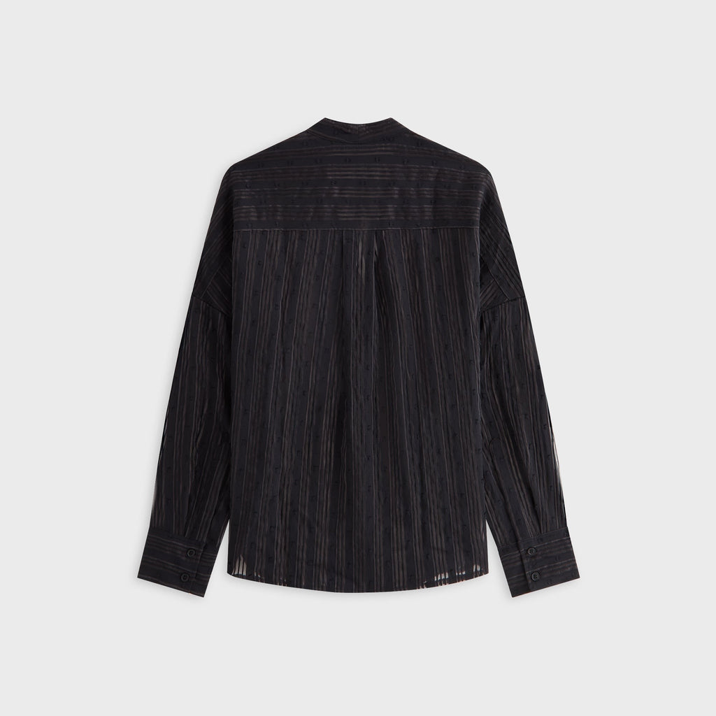 Kith Women Carmyn Sheer Cardigan Shirt - Black