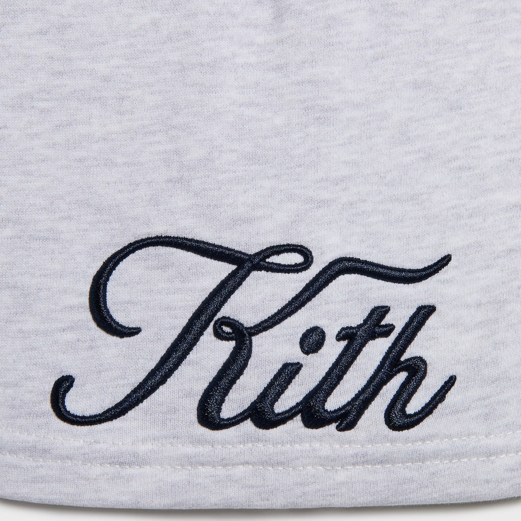 Kith Kids Logo Nelson Short - Light Heather Grey