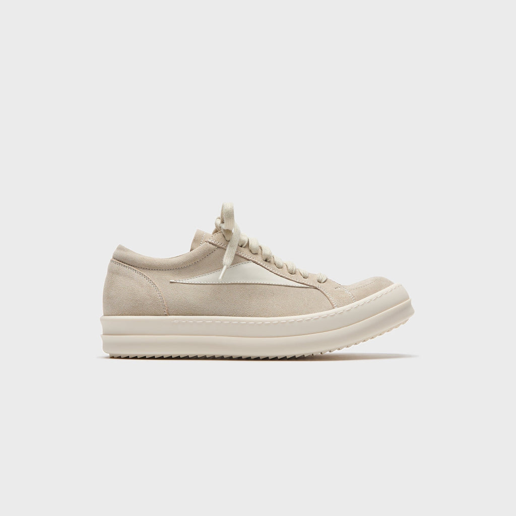 Rick Owens WMNS Temple Vintage Sneaks - Pearl / Dirty Milk / Milk