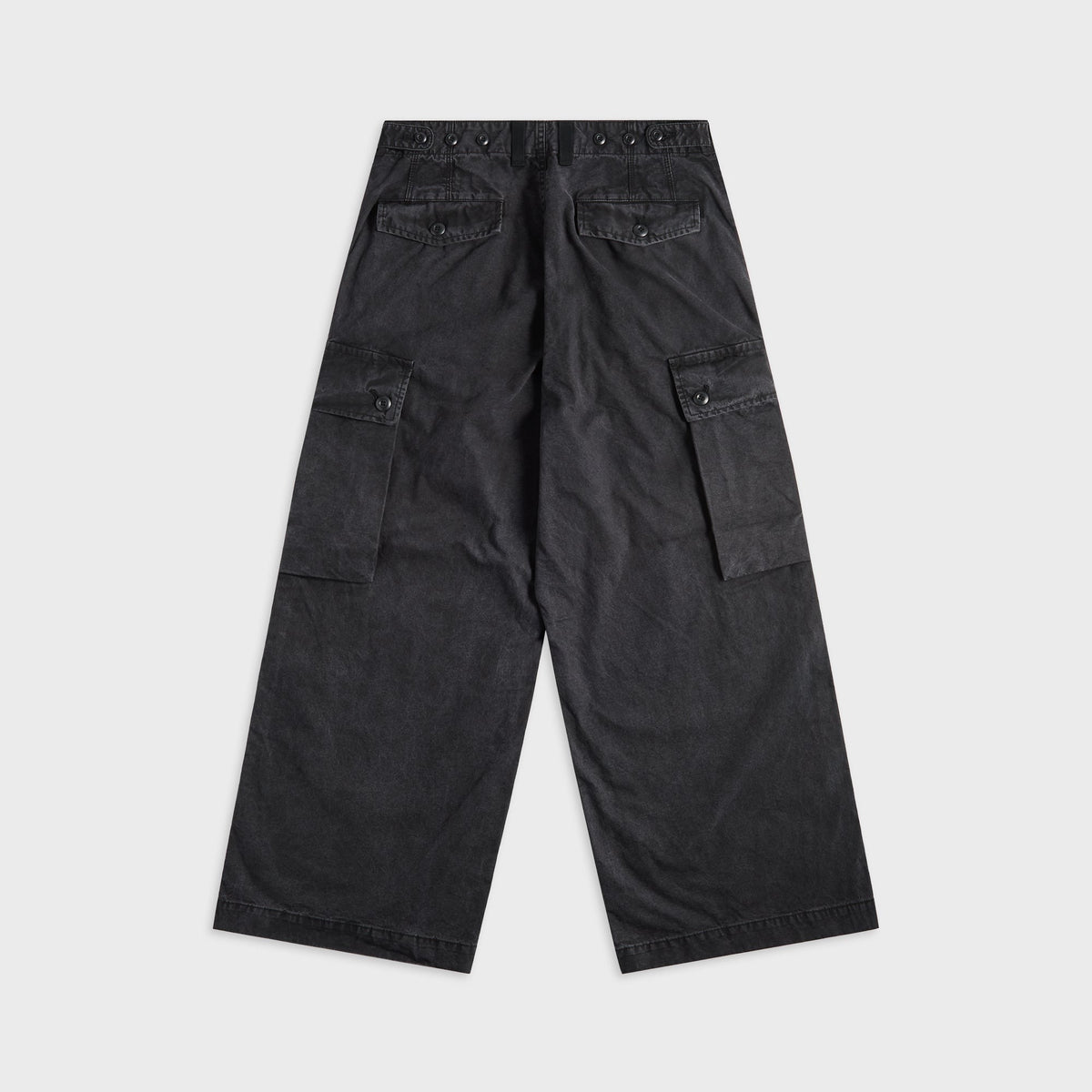 CDG Homme Wide Leg Utility Trousers - Black