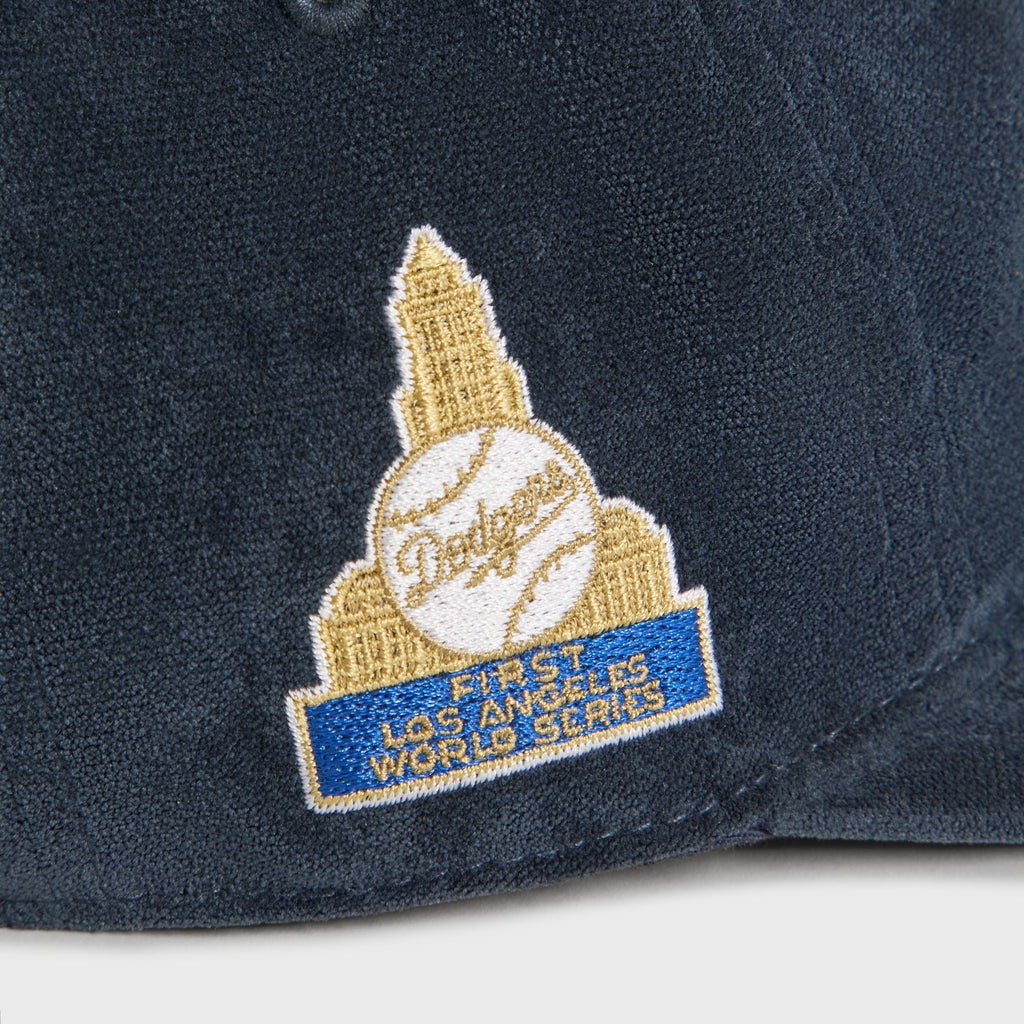 Kith & '47 for the Los Angeles Dodgers Lightweight Suede Velour Long Bill Cap - Nocturnal