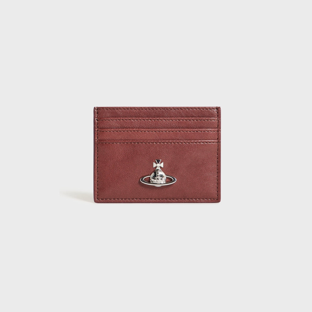 Vivienne Westwood Flat Card Holder - Chestnut