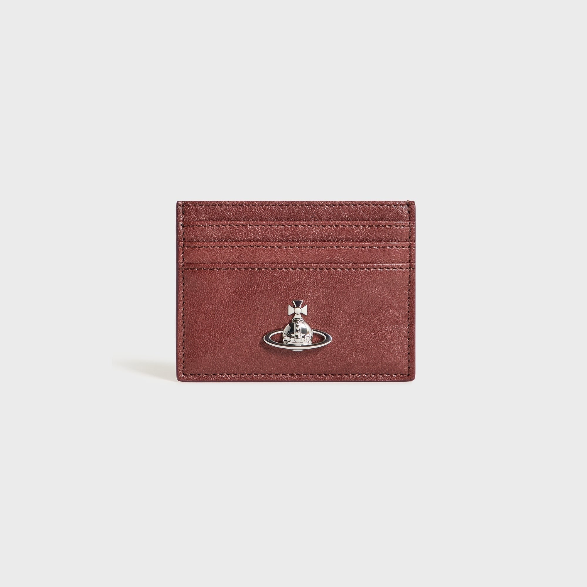 Vivienne Westwood Flat Card Holder - Chestnut
