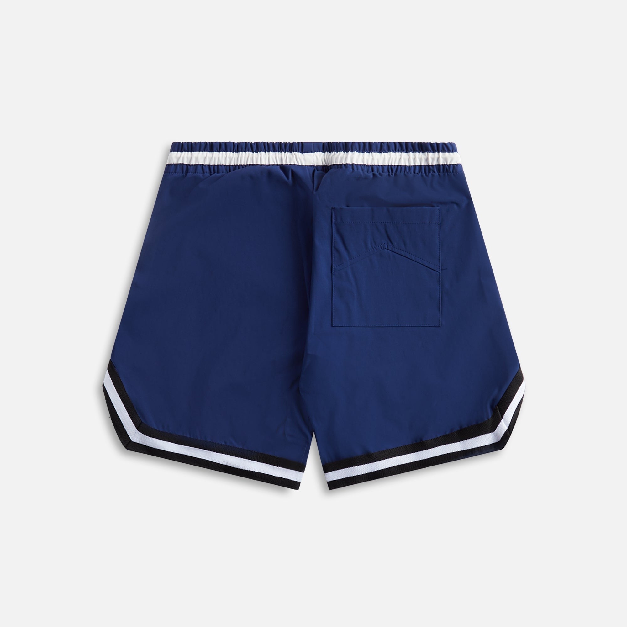 Rhude Basketball Logo Swim Short - Blue / Black / White