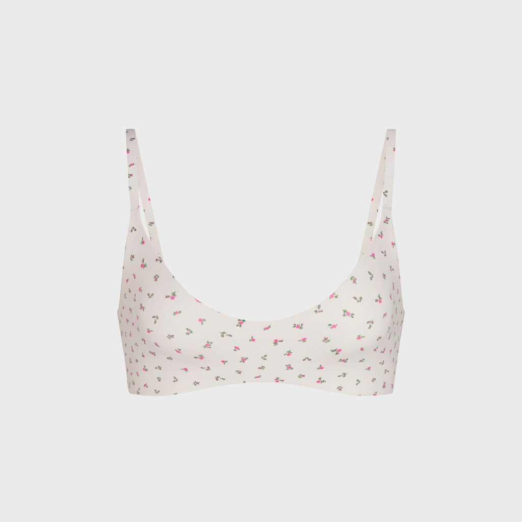 NikeSKIMS Matte Micro Scoop Bra - Ditsy Floral Print