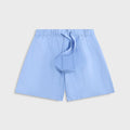 Tekla Poplin Pyjama Shorts - Solid Cornflower Blue