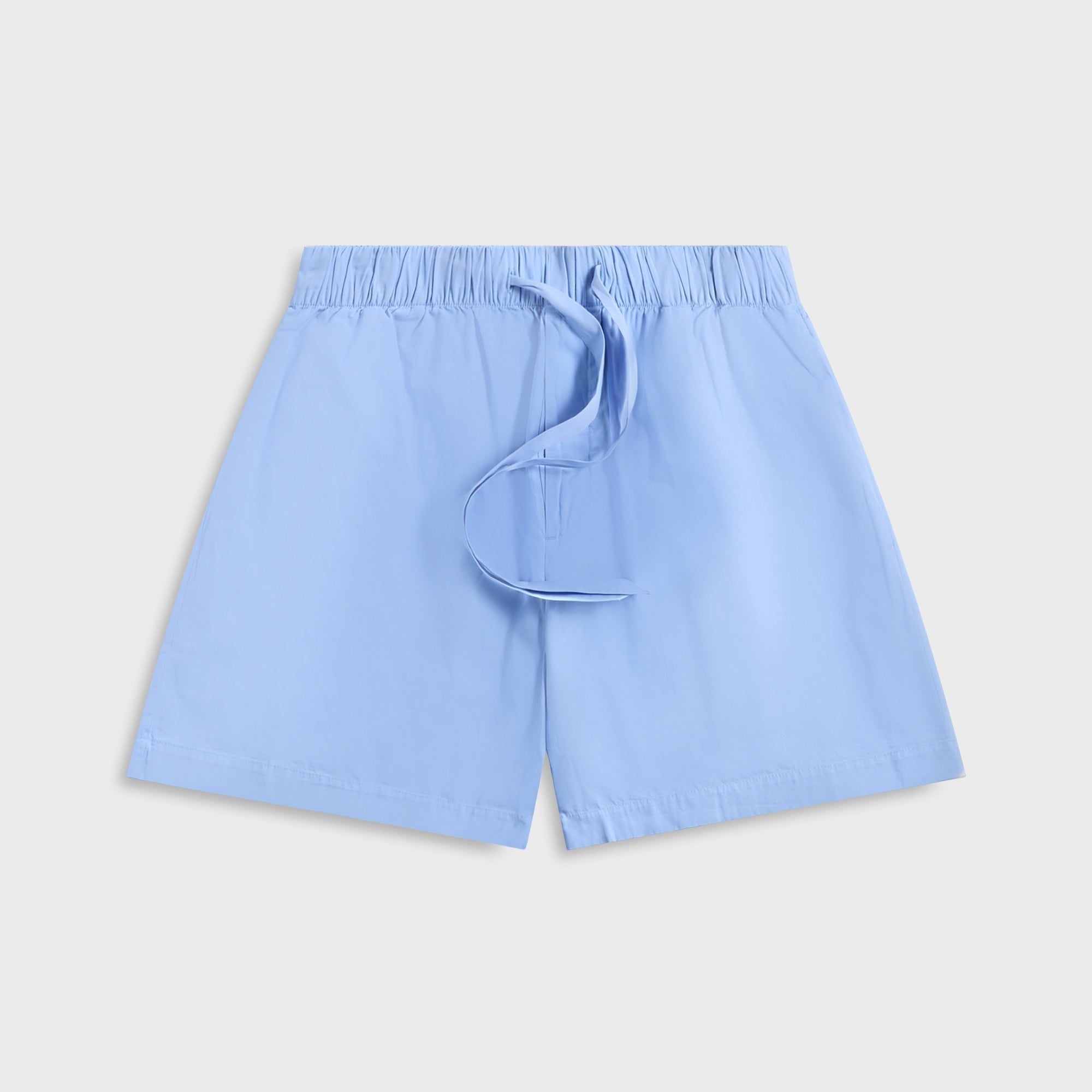 Tekla Poplin Pyjama Shorts - Solid Cornflower Blue