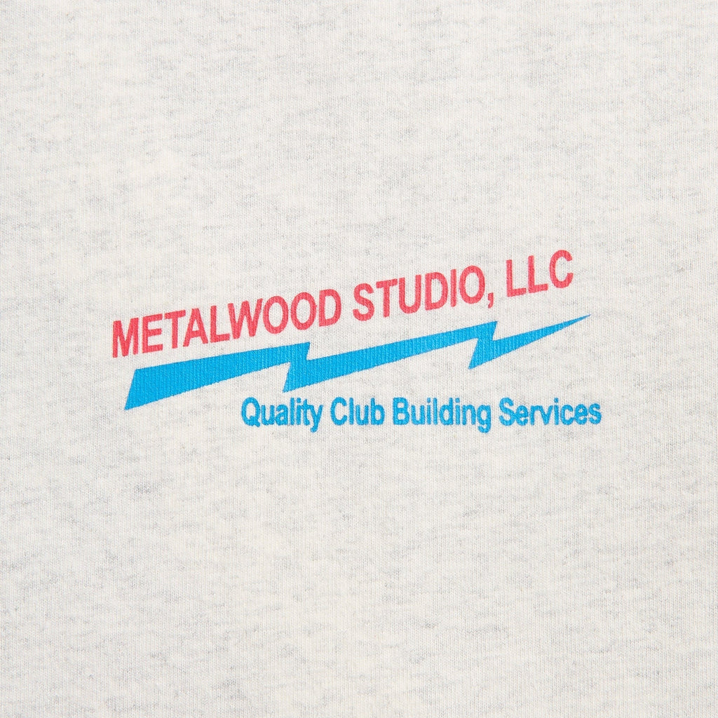 Metalwood Club Building Tee - Heather Grey
