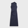 Kith Women Delphi Draped Sueded Gown - Black