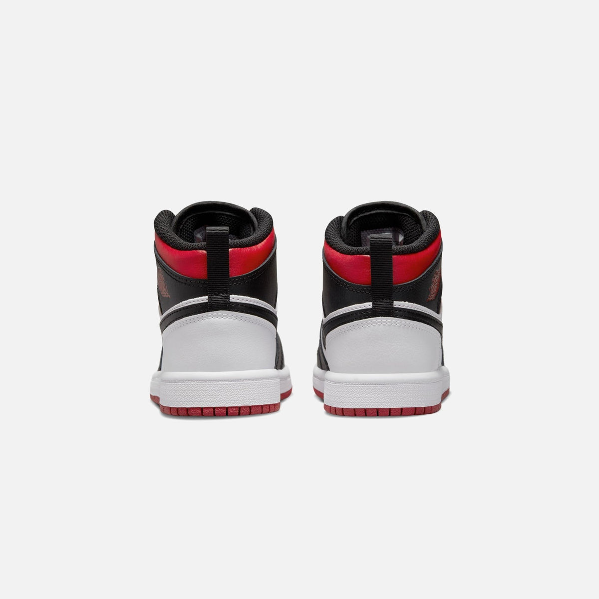 Jordan PS Air Jordan 1 Mid - White / Gym Red / Black