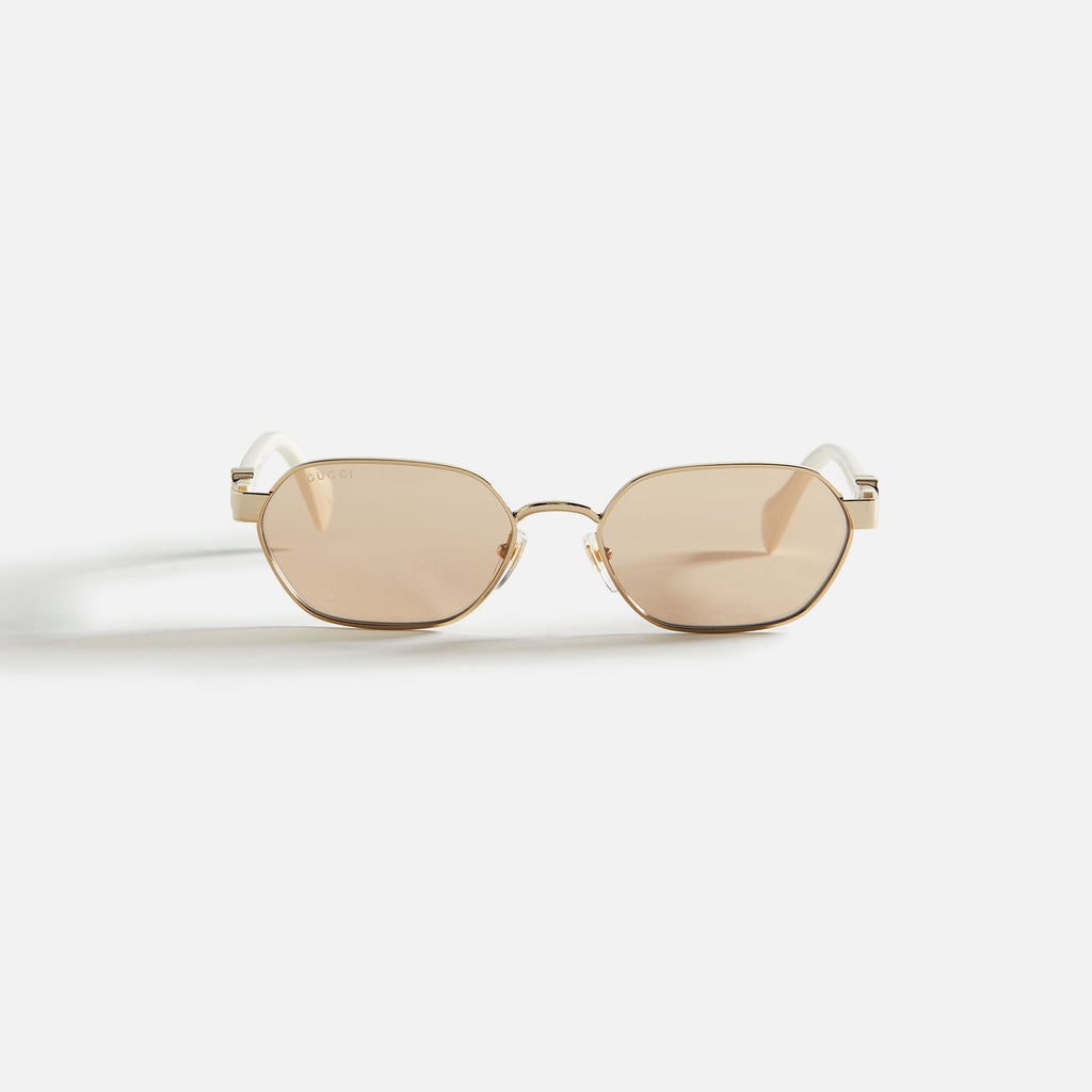 Gucci Metal Oval 56 Frame - White