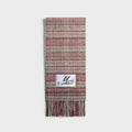 Marni Red Checked Wool Mohair Scarf - Brandy