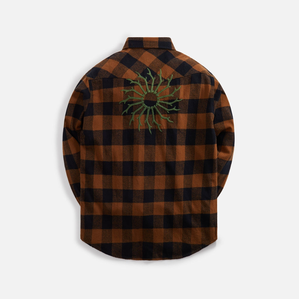 South2 West8 Western Shirt - Brown