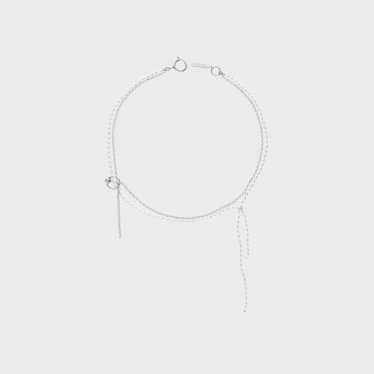 Justine Clenquet Alba Necklace - Silver