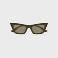 Bottega Veneta Cat-Eye Sunglasses - Green / Brown