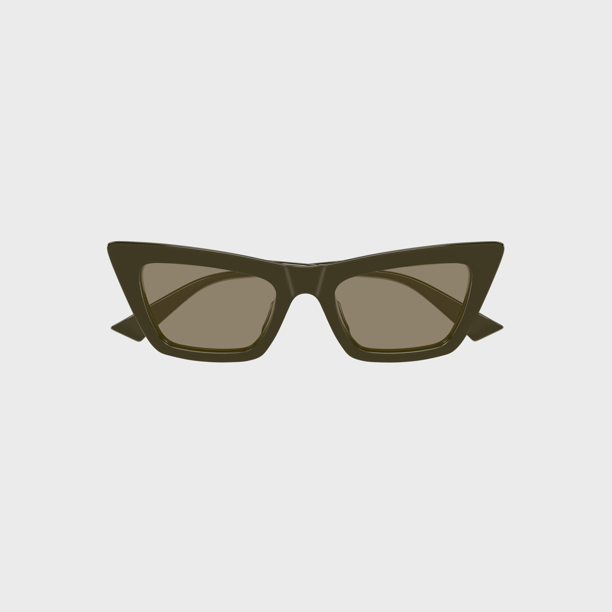 Bottega Veneta Cat-Eye Sunglasses - Green / Brown
