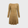 GUIZIO Estelle Backless Mini Dress - Gold