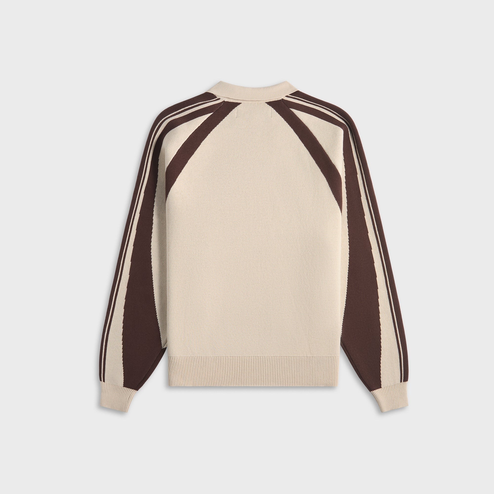 Metalwood Knit Football Top - Cream