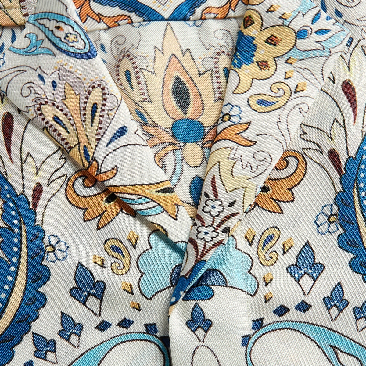 Orlebar Brown Maitan Relaxed Fit Silk Fairground Shirt - Multi / Blue