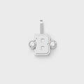 Greg Yuna Sÿlver Babÿ Umlaut Initial 'B' Pendant - Sterling Silver