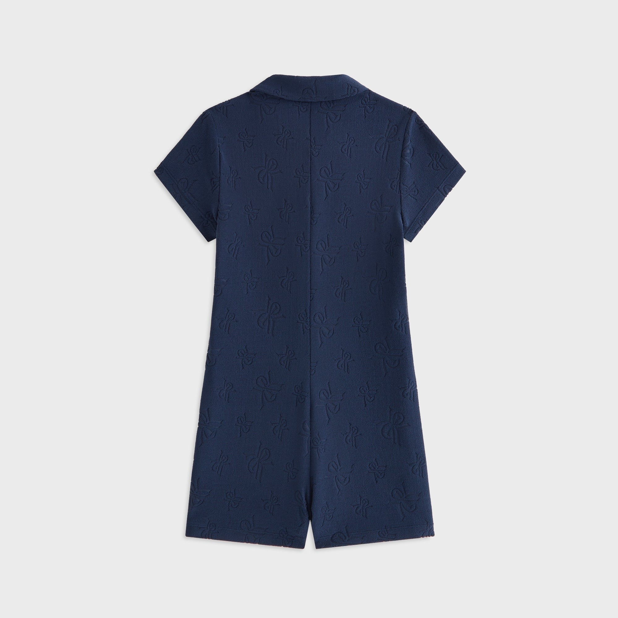 Kith Women Rylee Crest Towel Terry Romper - Nocturnal