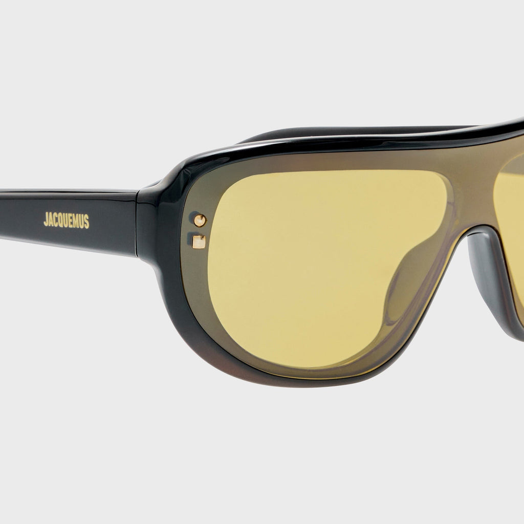 Jacquemus 225 Frames - Black / Light Gold / Yellow