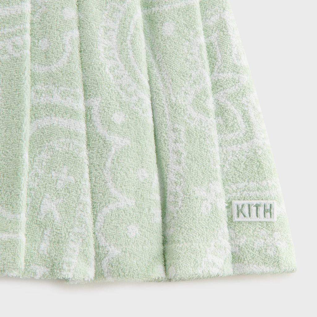 Kith Kids Paisley Jacquard Pleated Skirt - Tidal
