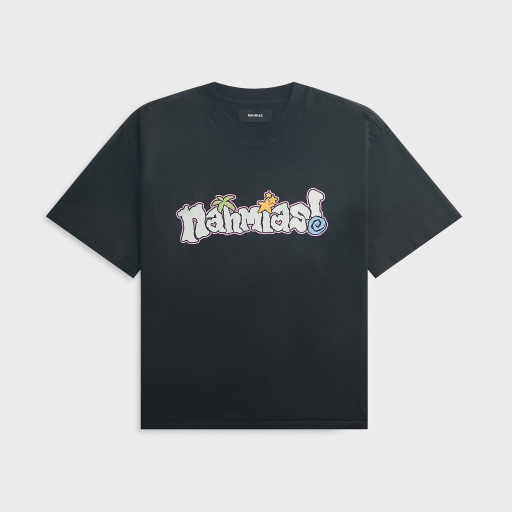 NAHMIAS Boardwalk Boxy Tee - Aged Black