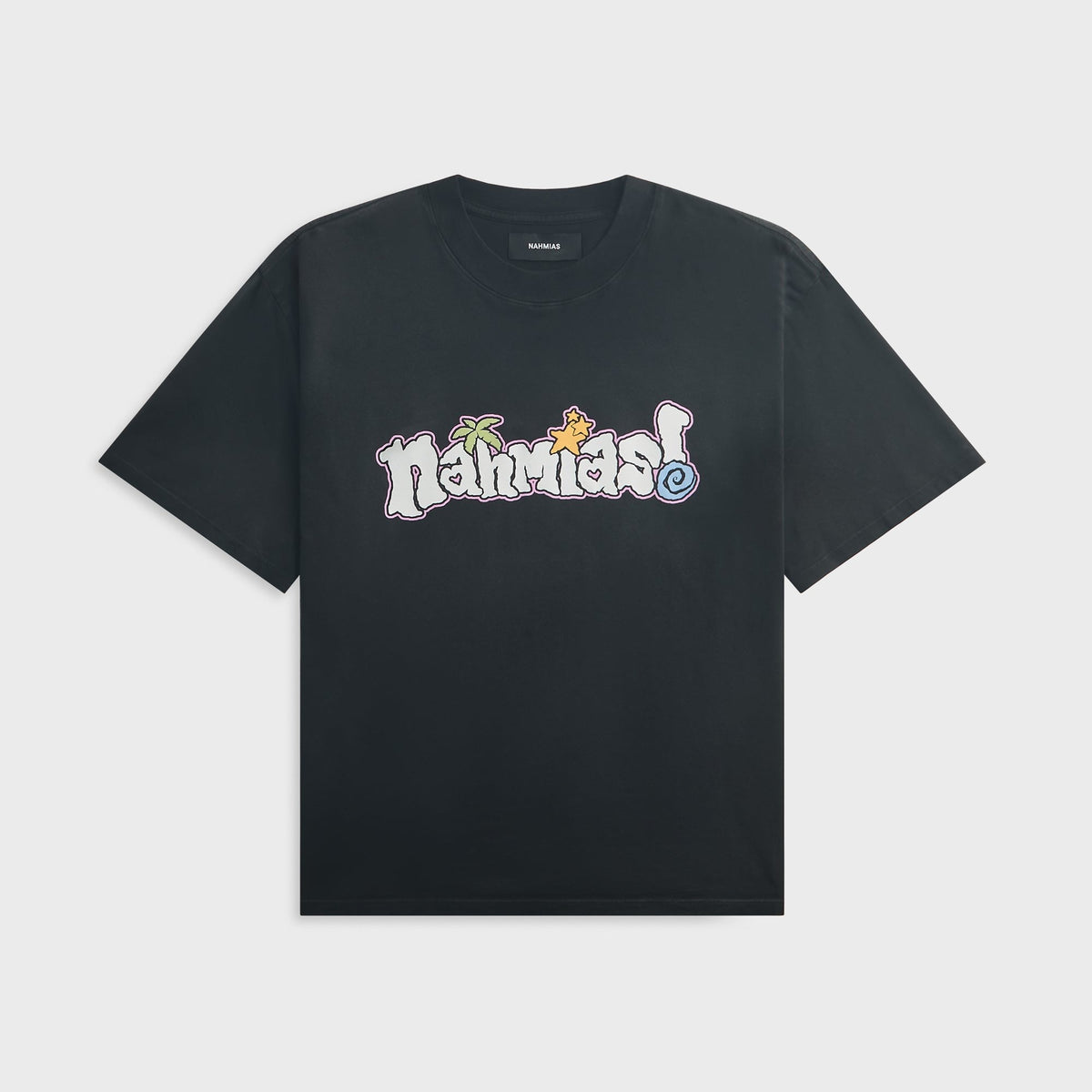 NAHMIAS Boardwalk Boxy Tee - Aged Black