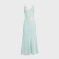 Fleur du Mal Juliet Lace Maxi Dress - Frosted Mint