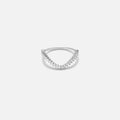 Yvonne Leon Alliance Mini Vague - Blanc