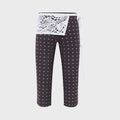 Siedres Gianna Studded Jersey Capri Pants - Brown