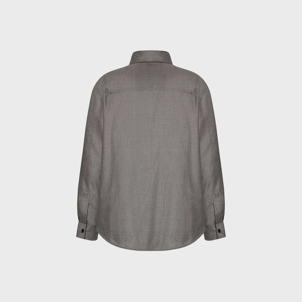 The Row Dashiell Shirt - Beige Grey