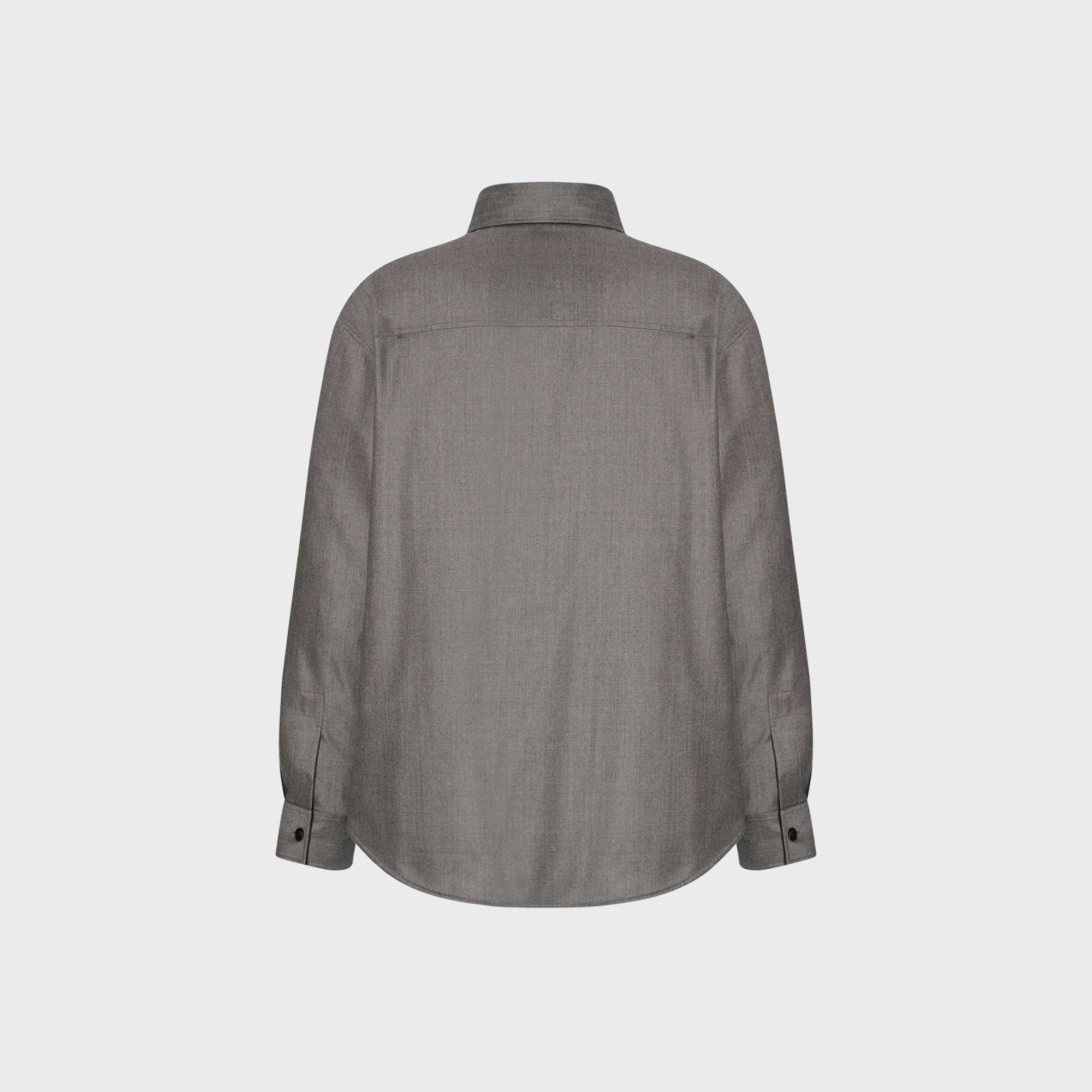 The Row Dashiell Shirt - Beige Grey