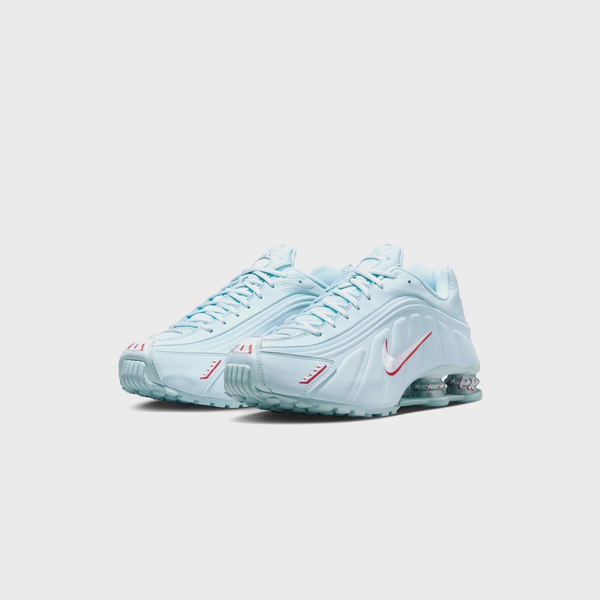 Nike Shox R4 - Glacier Blue / White / University Red / Metallic Silver