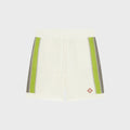 Casablanca Stripe Crochet Shorts - White