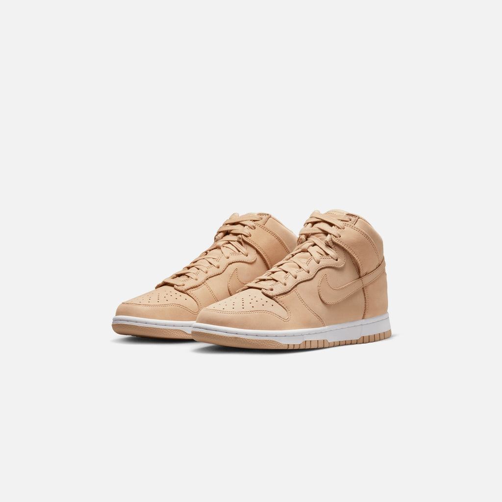 Nike WMNS Dunk High PRM - Vachetta Tan / Cavhetta Tan / White