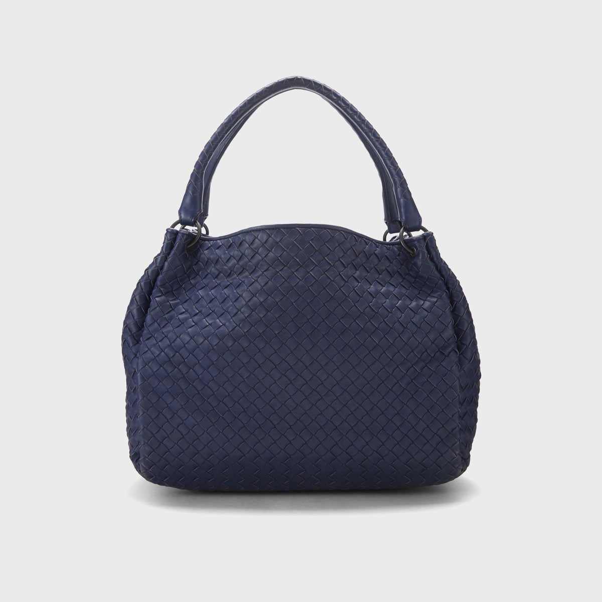 WGACA Bottega Venata Intrecciato Parachute Medium Tote Bag - Purple
