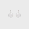 Sandy Liang Bubblegum Pearl Earring - Silver