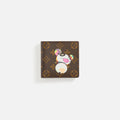 WGACA Louis Vuitton x Takashi Murakami Panda Marco Fold Wallet - Brown