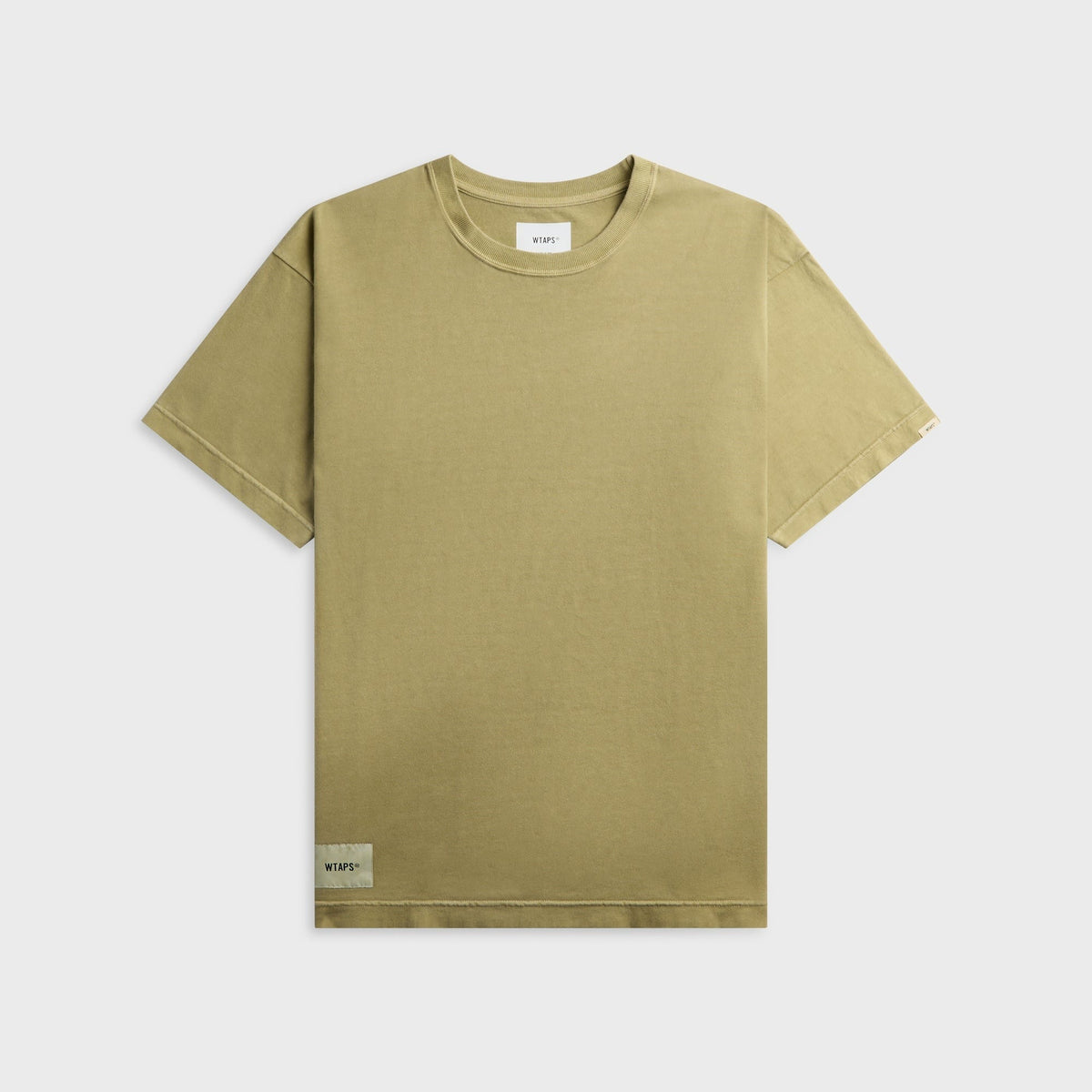 WTAPS Sign-OD Short Sleeve Cotton Tee - Olive Drab