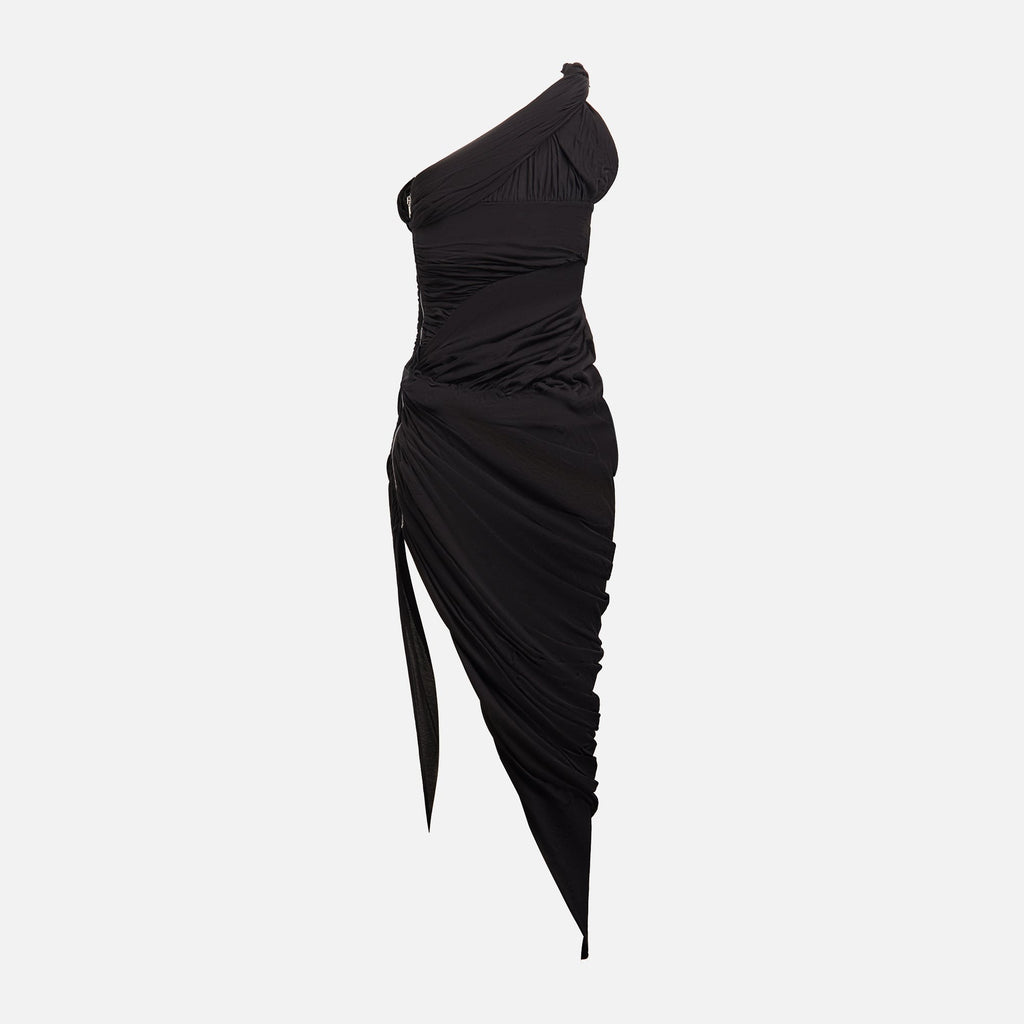 Rick Owens Drapped Lido Gown - Black