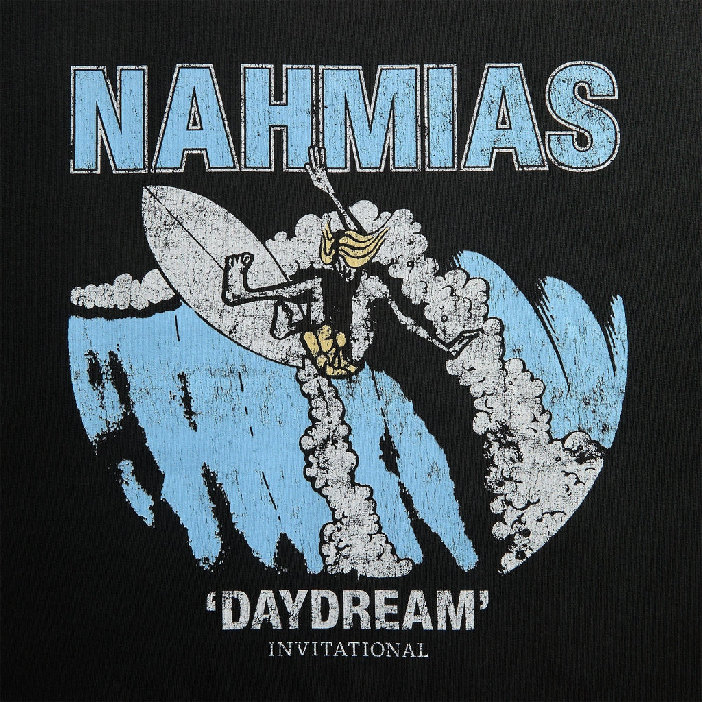 NAHMIAS Daydream Invitational Boxy Tee - Aged Black Jersey
